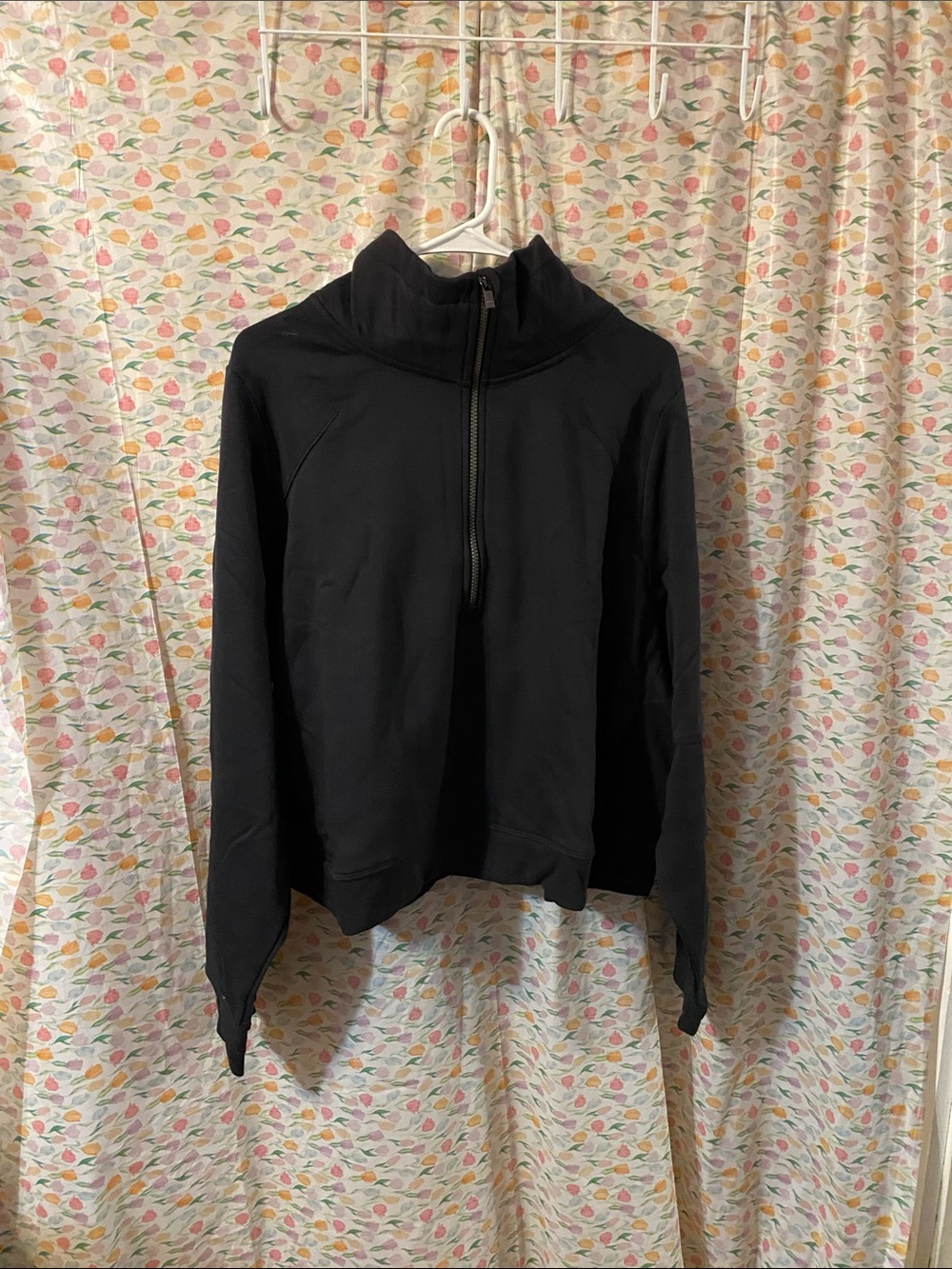 all in motion Black Quarter-Zip Pullover Hoodie